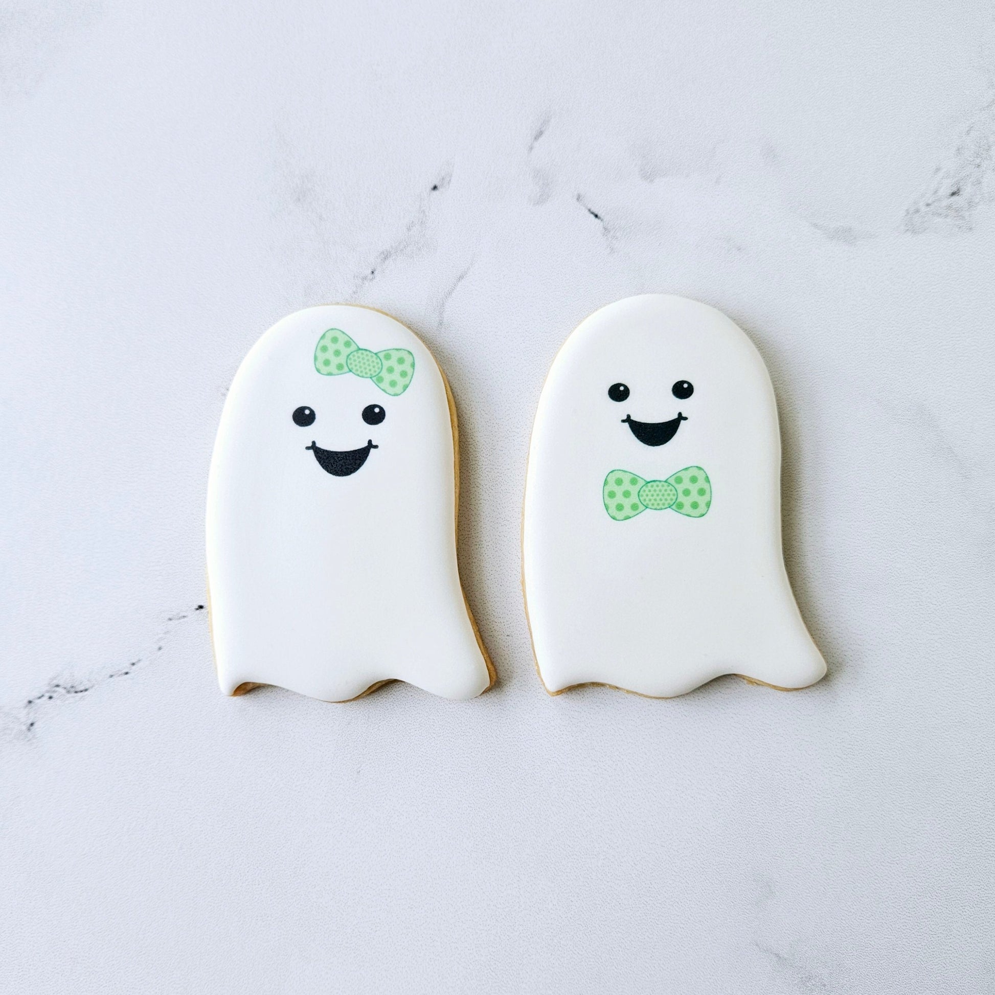 ghost cookies, boo cookies
