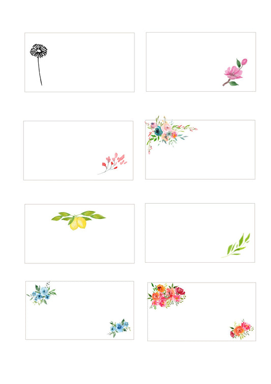 Edible Place Card Cookies