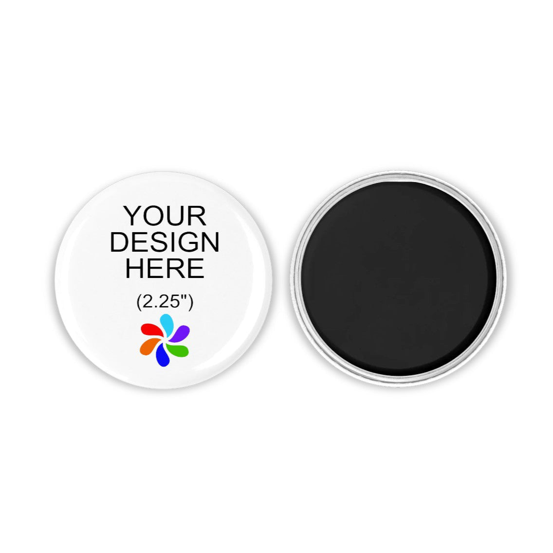 Custom Round Photo Magnets, 2.25"