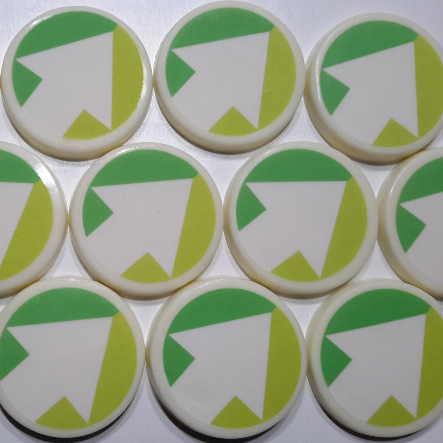Custom Chocolate Cupcake Toppers - 12 Count