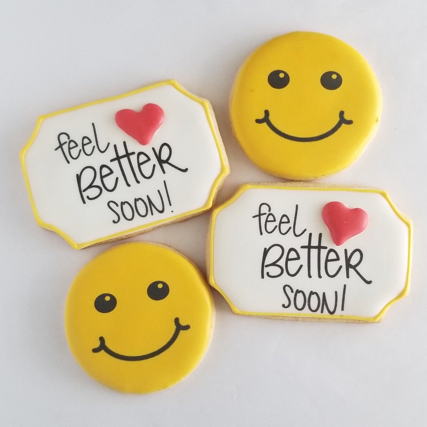 Get well Soon, Feel Better Soon cookies