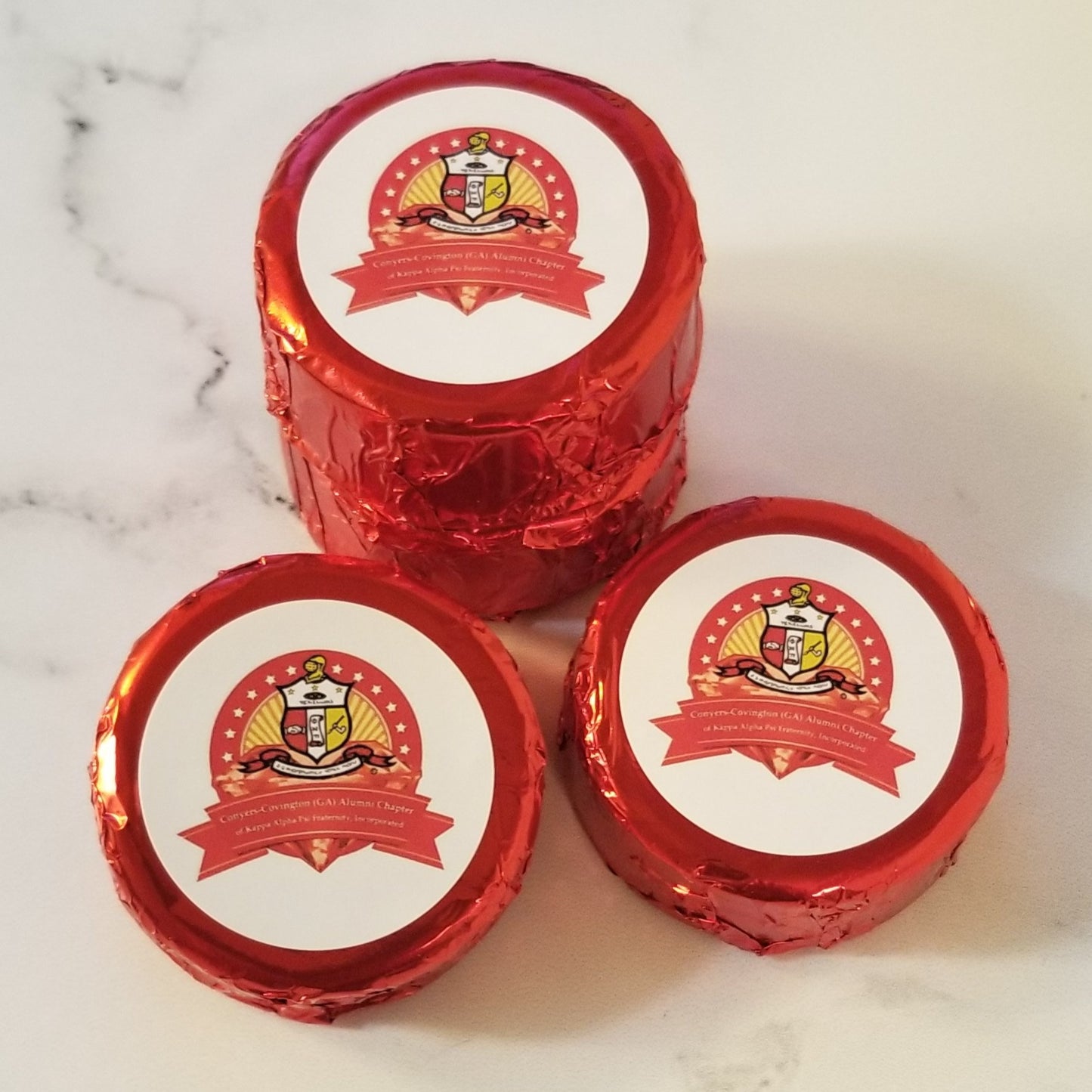 Chocolate covered oreos, foil wrapped oreos, chocolate oreos
