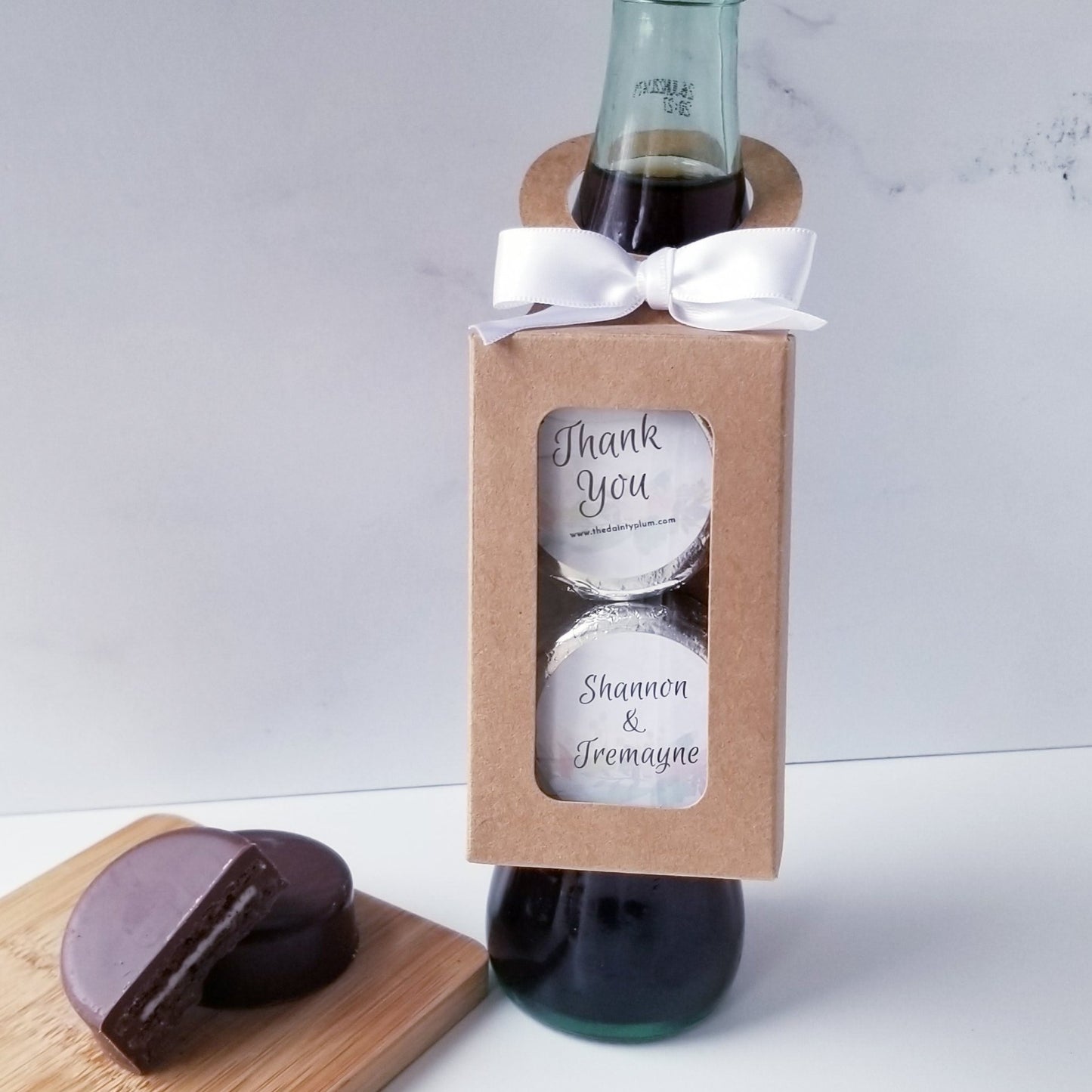 Chocolate Covered Oreos in Bottle Hanger Box