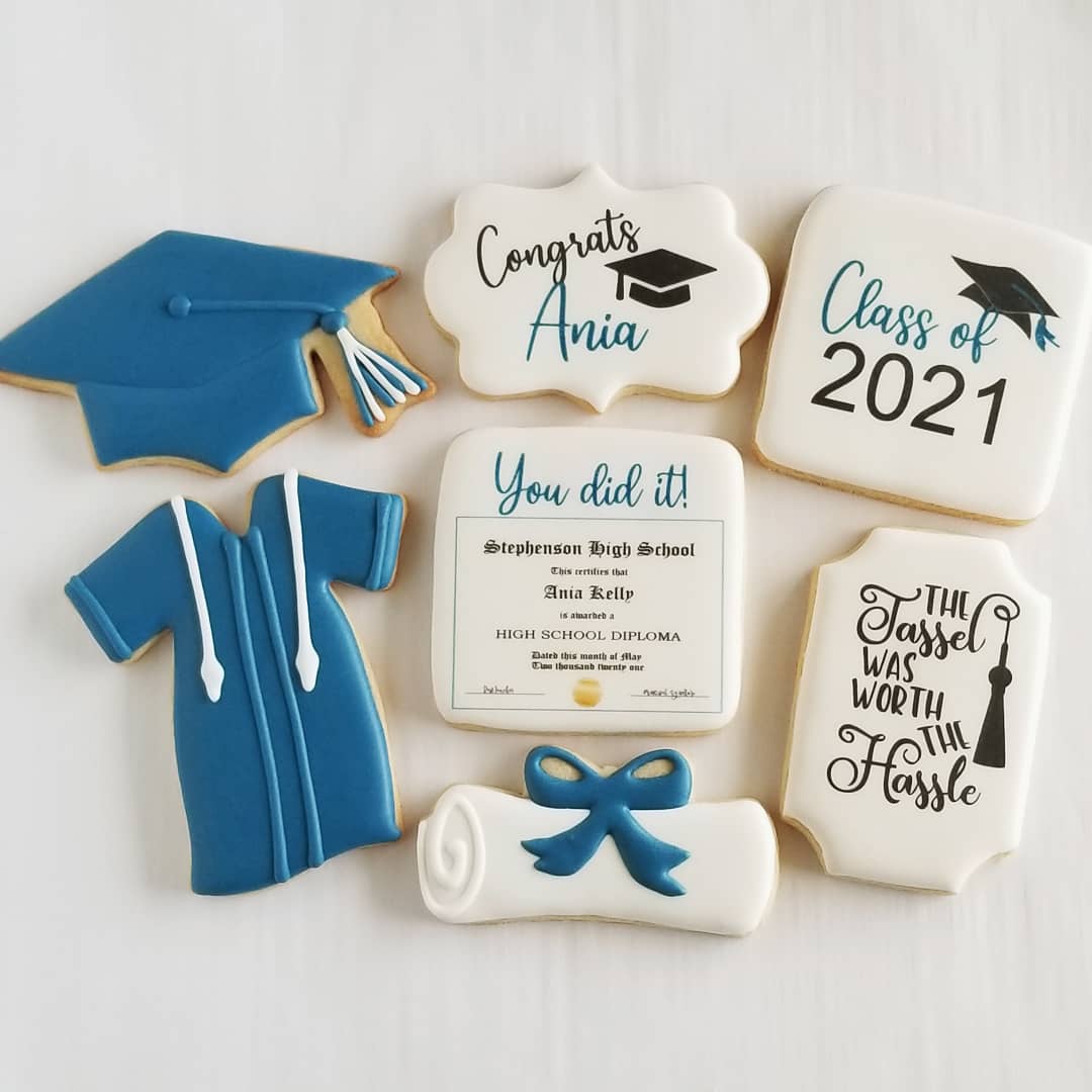 Graduation Sugar Cookies (Full Set)