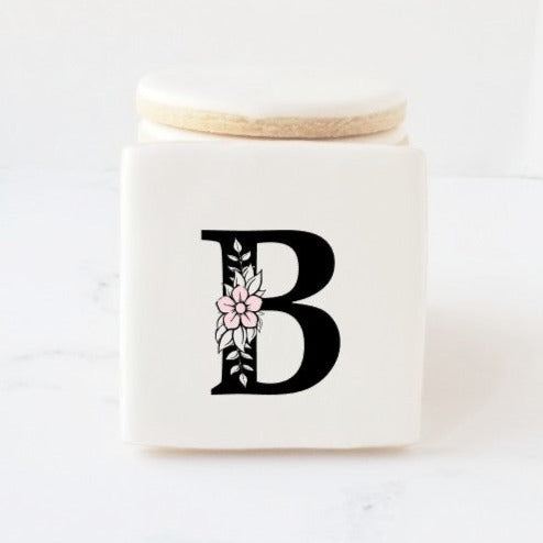 floral wreath cookies, wedding favors, edible place cards, bridal shower cookies, engagement cookies, floral wreath cookie, monogram cookie, wedding cookies, Atlanta cookies, direct print cookies, printed cookies