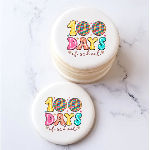 100 days of school cookies