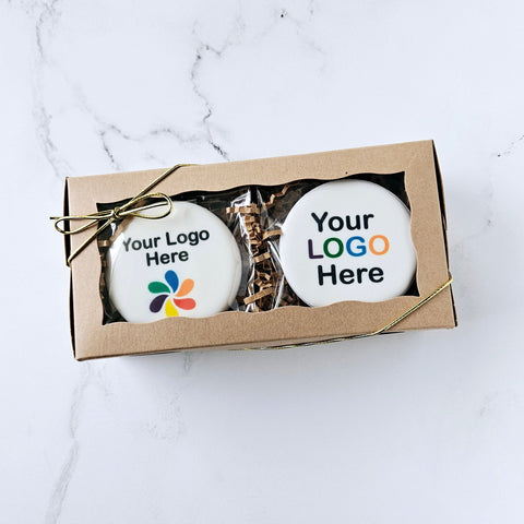 logo cookies, logo cookie gift, logo cookie gift box