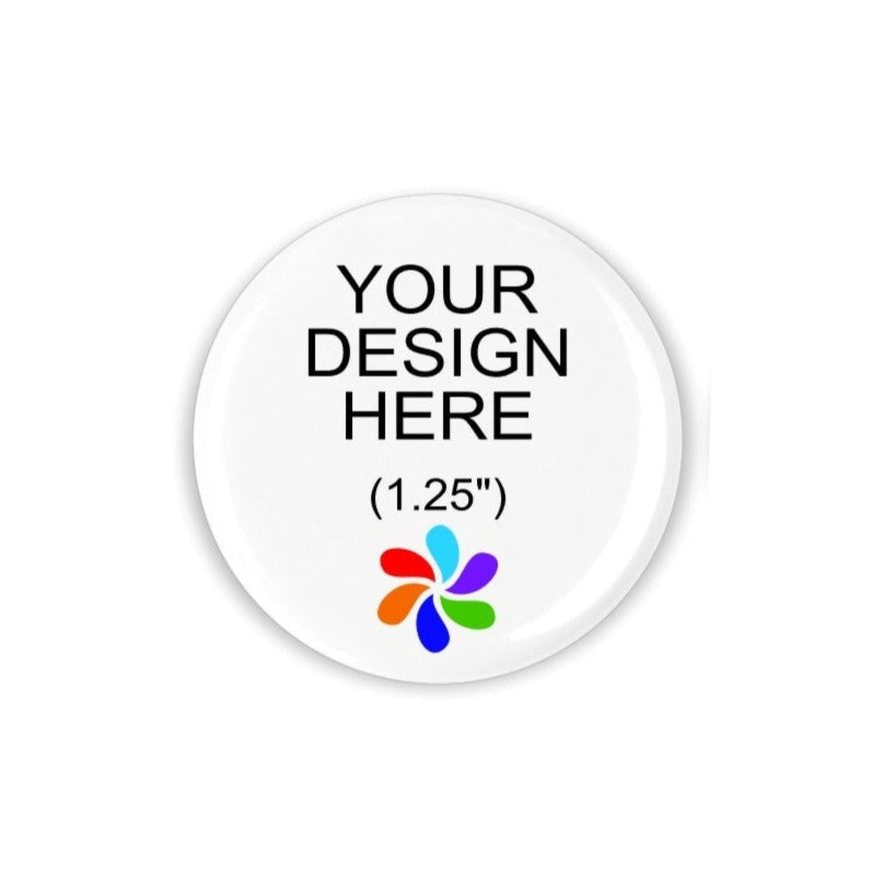 button pin, custom button pins, 1.25" button pin