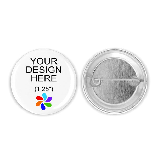 button pin, custom button pins, 1.25" button pin