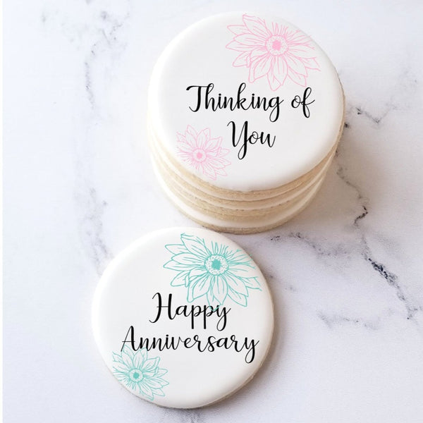 birthday cookies, printed cookies, printed birthday cookies, streamers cookies, edible image cookies, gifts for kids, client gifts, employee gift, sprinkle cookies, personalized cookies, custom printed cookies, logo cookies, thinking of you cookies