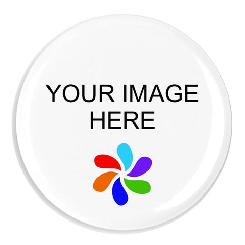 round photo magnet