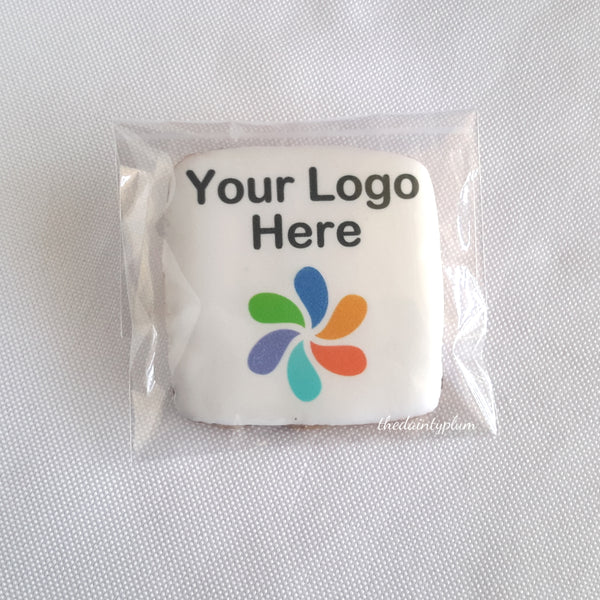 logo cookie, branded cookie, corporate cookie, direct print cookies