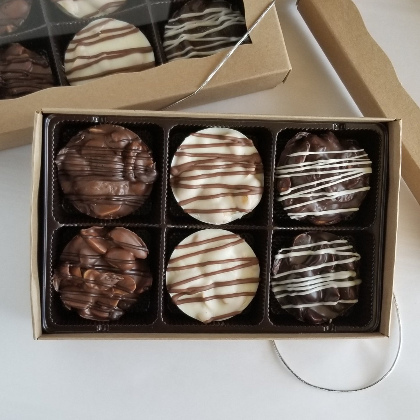 Chocolate Peanut Clusters - 6 Count Gift Box