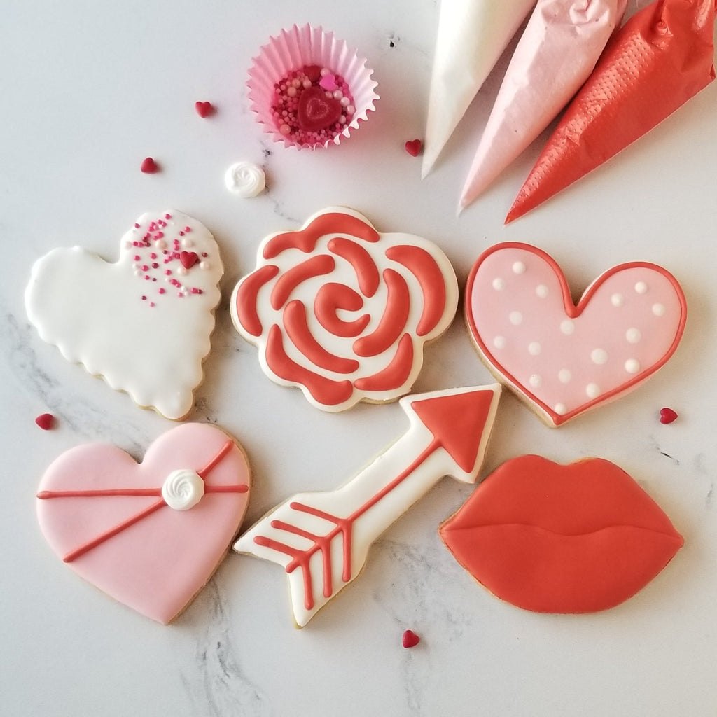 Valentine's Day Cookie Decorating Class, Cookie Decorating class Atlanta, Cookie class Loganville, Cookie class Grayson, Cookie class Lawrenceville
