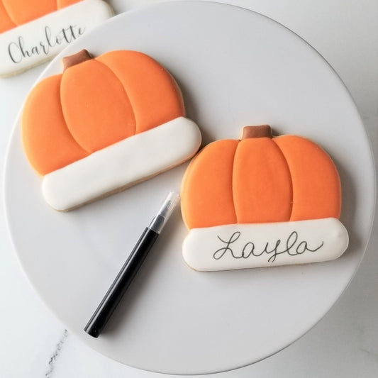 edible place card, pumpkin place card, thanksgiving place card, wedding place card, DIY place cards