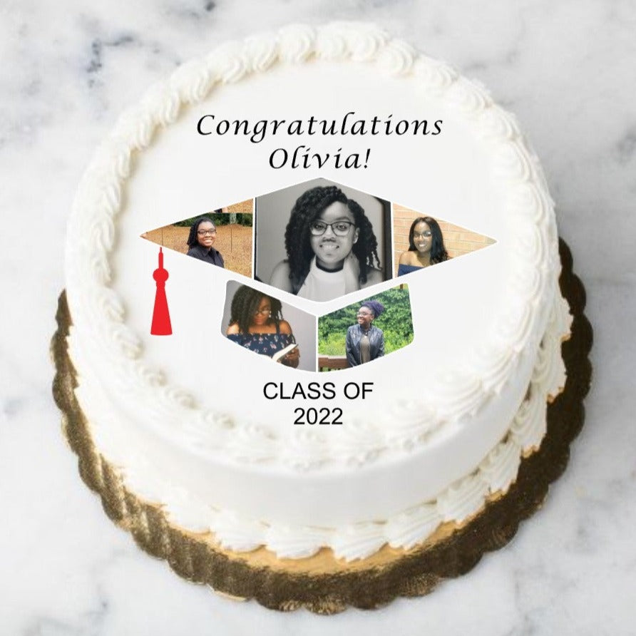 Graduation Photo Collage Cake Topper (Edible Image ONLY) - 7.5 ...
