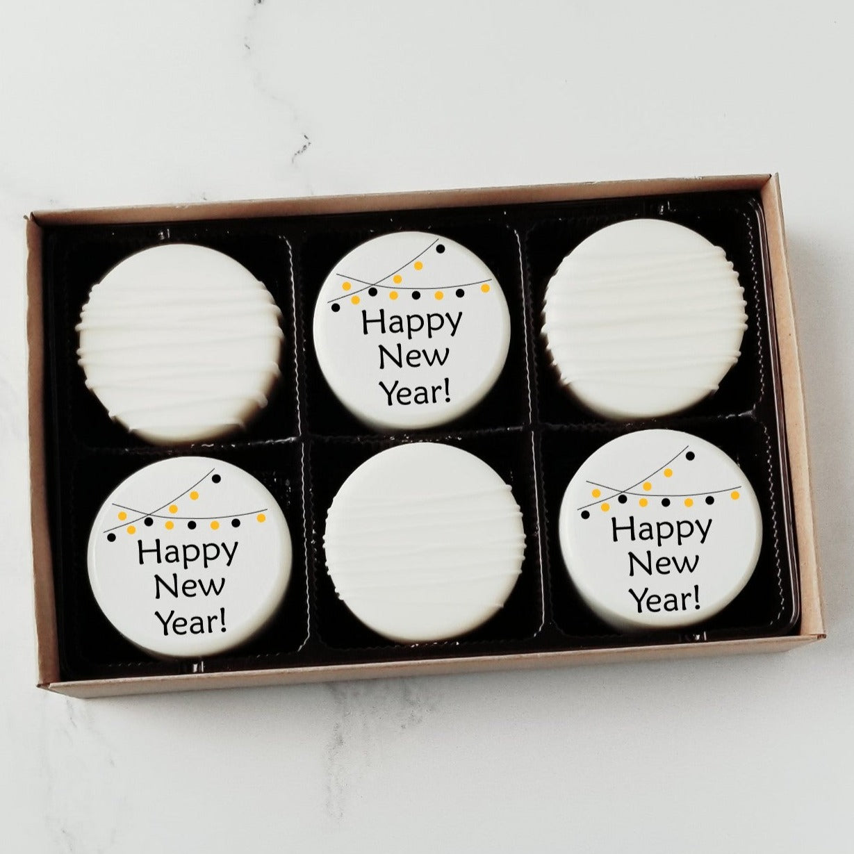 hostess gift, employee gift, client gift, thank you gift, customerchocolate covered oreos, hostess gift, chocolate covered oreos gift, hostess chocolates, printed cookies, atlanta cookies, happy fall cookies, employee gift, client gift, student cookies, good luck cookies, chocolate gift box, happy new year gift, new year's eve party