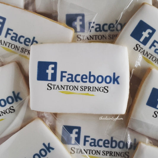 logo cookies, edible image, direct print cookies, edible image cookies