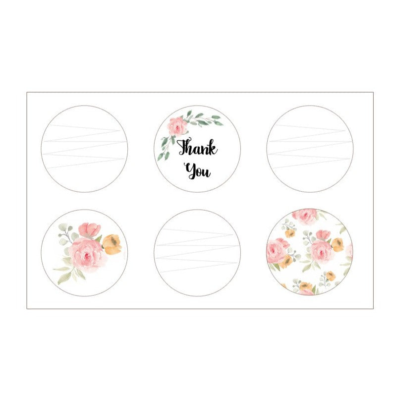 Chocolate Covered Oreo Gift Box (Pink & Yellow Roses) - 6 Count