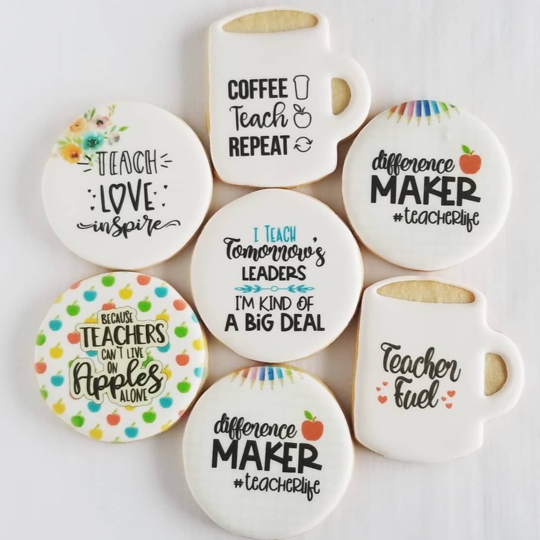 Teacher life cookies, teacher cookies, 