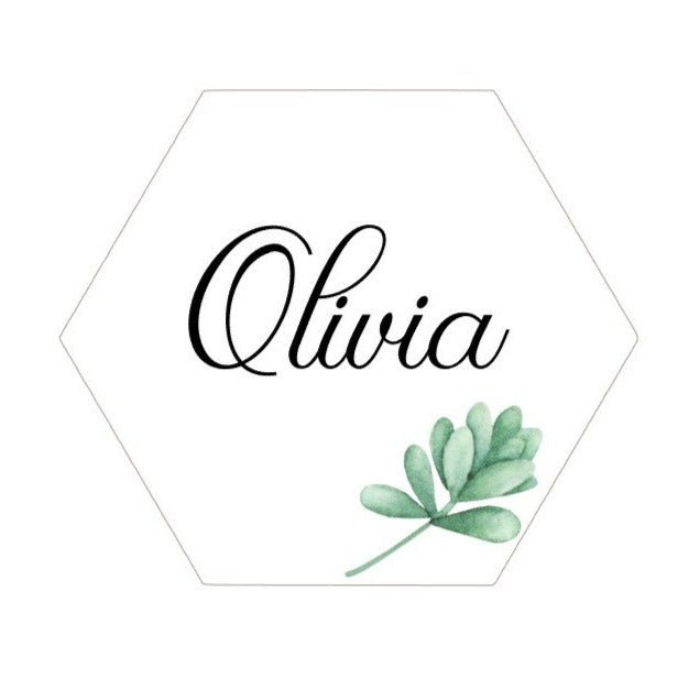 wedding favors, edible place cards, unique wedding ideas, edible wedding favors, monogram cookies, wedding cookies, bridal shower cookies, floral hexagon cookie, birthday cookie, party favor, edible party favor, rehearsal dinner cookie, wedding brunch cookies, direct print cookies, printed cookies