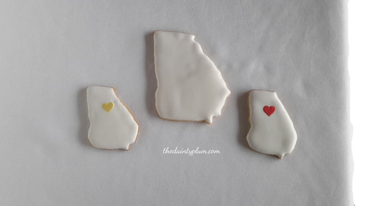 Georgia Cookies w/Hearts (Small) (20 Pcs)